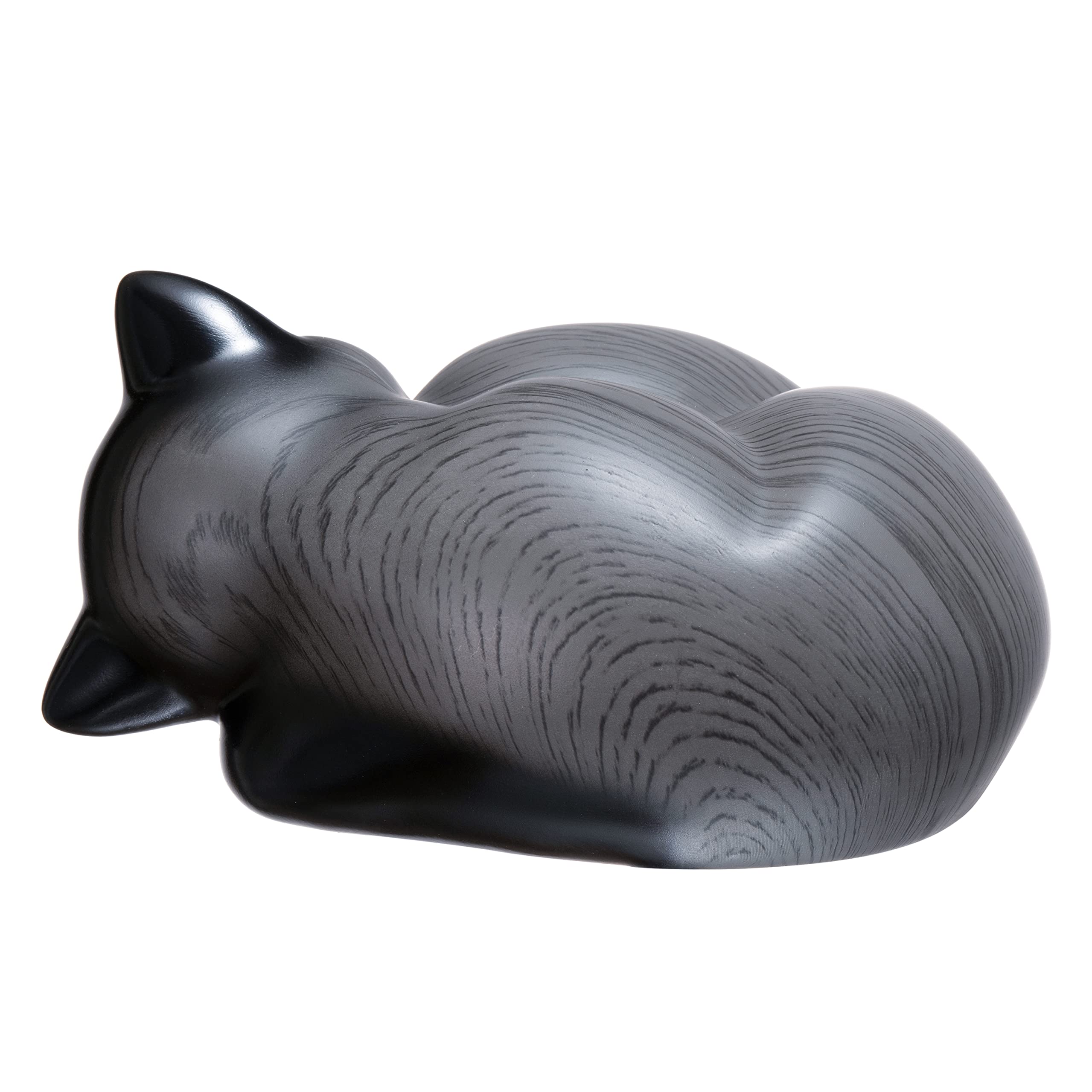 Kriss Art Pet Urns,Sleeping Resin Cremation Cat Urn, Cat Urns For Ashes, Small Animal Urn(Gray)